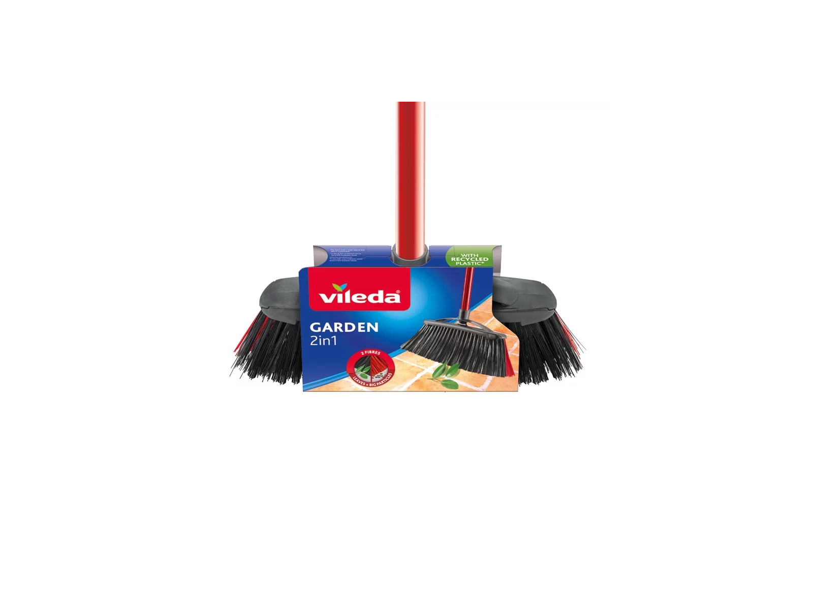 Miotła GARDEN Vileda 2w1 z kijem zewnętrzna 128763